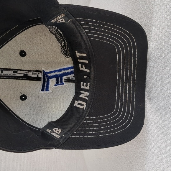 Florida Gators Fitted Top of the World One Fit Hat Black Blue - Picture 4 of 8